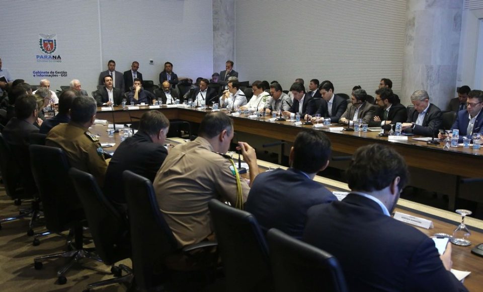 Governador Calos Massa Ratinho Junior participa dareunião do secretáriado. Curitiba,17/09/2019 Foto:Jaelson Lucas / AEN