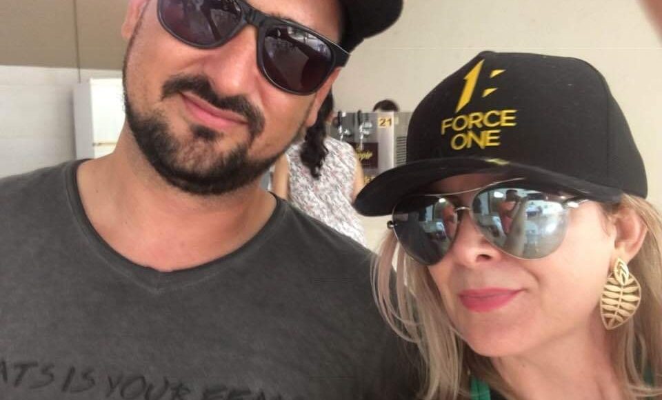 A empresária Cidinha Mançano e o gerente da empresa dela Elcio Martins morreram na hora – Foto: Reprodução Facebook