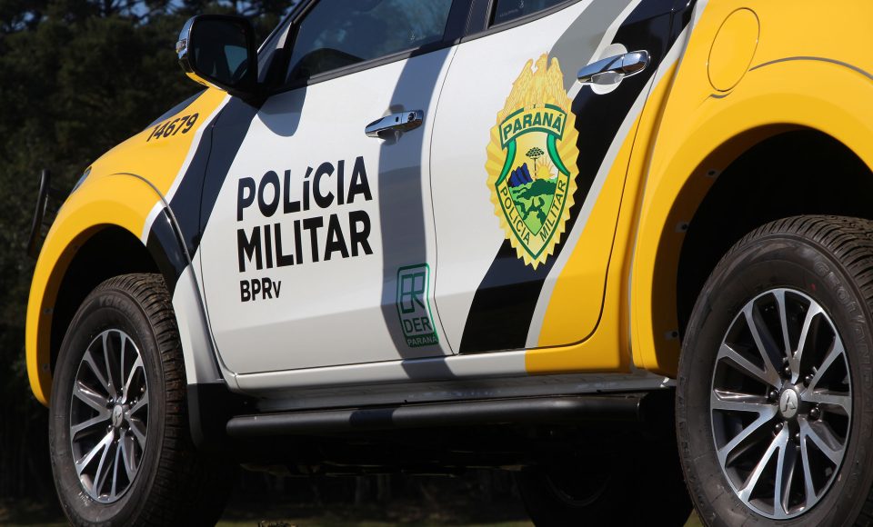 Quatro Barras, 24 de Julho de 2020. Policiais Militares do BPRv participam de instrução de condunção de viaturas. - Soldado Ismael Ponchio.