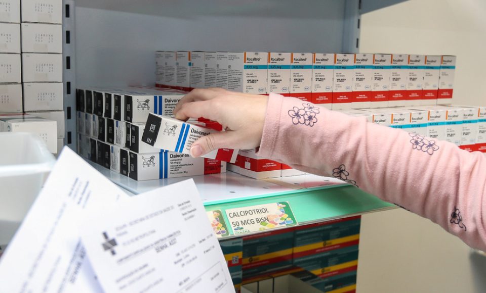 Farmácia do Paraná que garante medicamentos gratuitos aos paranaenses, no centro de Curitiba. 
   21/08/2019 -  Foto: Geraldo Bubniak/AEN