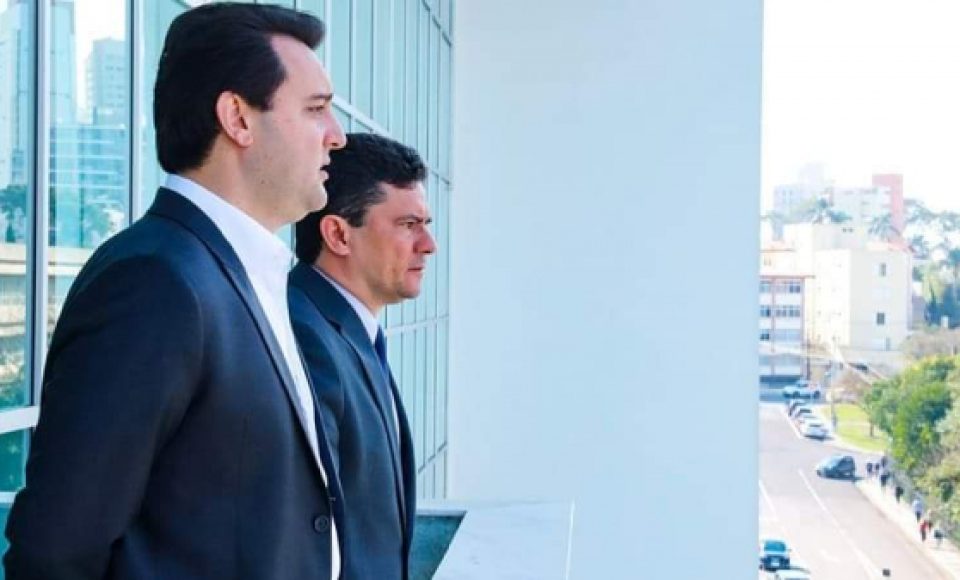 Ratinho Jr e Moro: aliados (Foto: Reprodução/Facebook/Ratinho Jr)