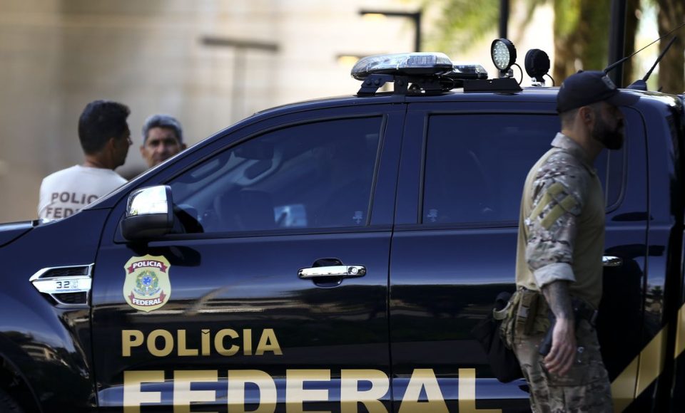 Cerimônia de inauguração da nova sede da Polícia Federal, em Brasília.