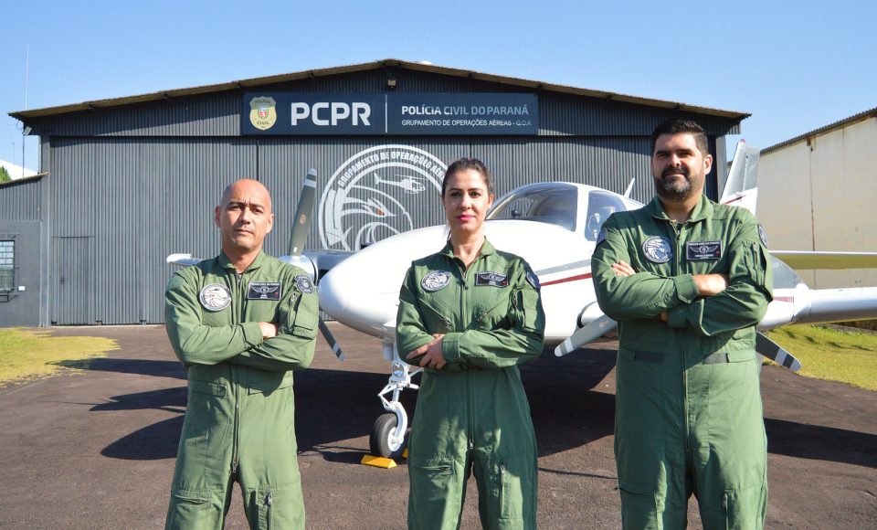 PCPR passa a ter três novos copilotos no Grupamento de Operações Aéreas -