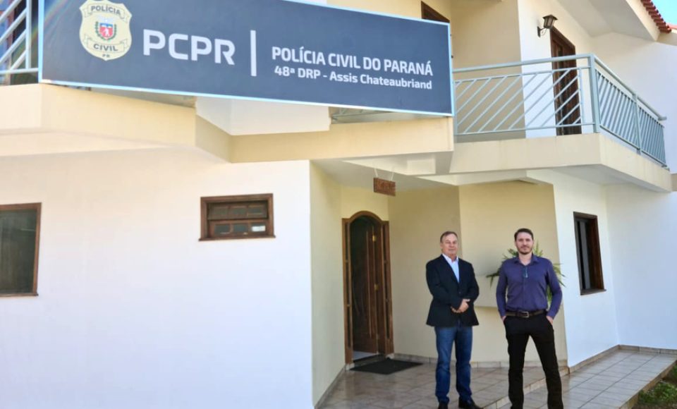 A Polícia Civil do Paraná (PCPR) inaugurou nesta semana a nova Delegacia Regional de Polícia em Assis Chateaubriand, no Oeste do Estado. O motivo da mudança foi a desvinculação com a carceragem integrante da delegacia velha, que passou a ser de gestão plena do Departamento Penitenciário (Depen). - Curitiba, 02/09/2021  -  Foto: SESP-PR