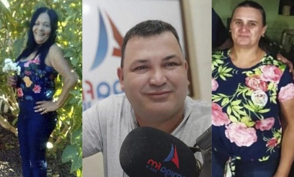 Vítimas do acidente.