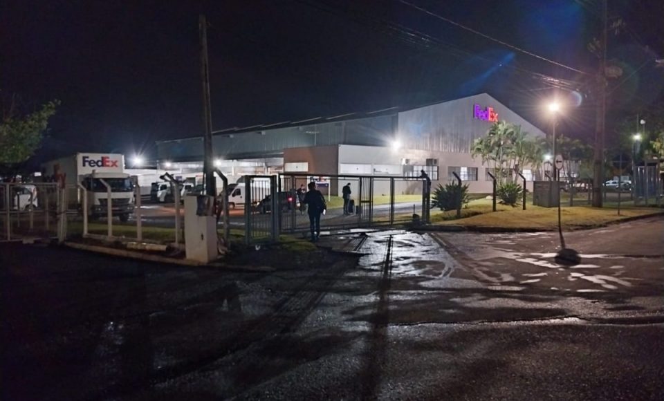 Centro de distribuição da Fedex em Maringá. Foto: Ricardo Freitas