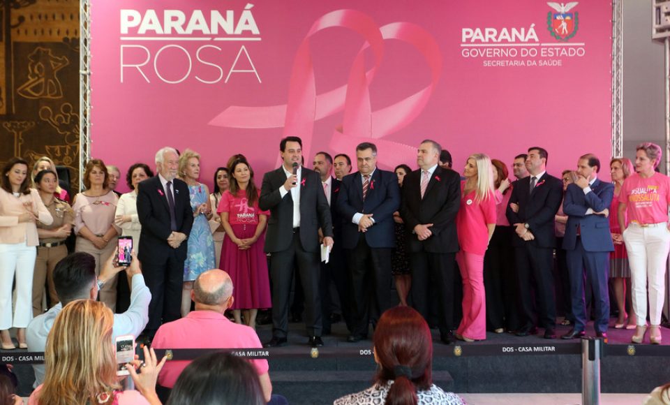 Governador Carlos Massa Ratinho Junior lança Projeto Parana Rosa.
Foto Gilson Abreu/ANP