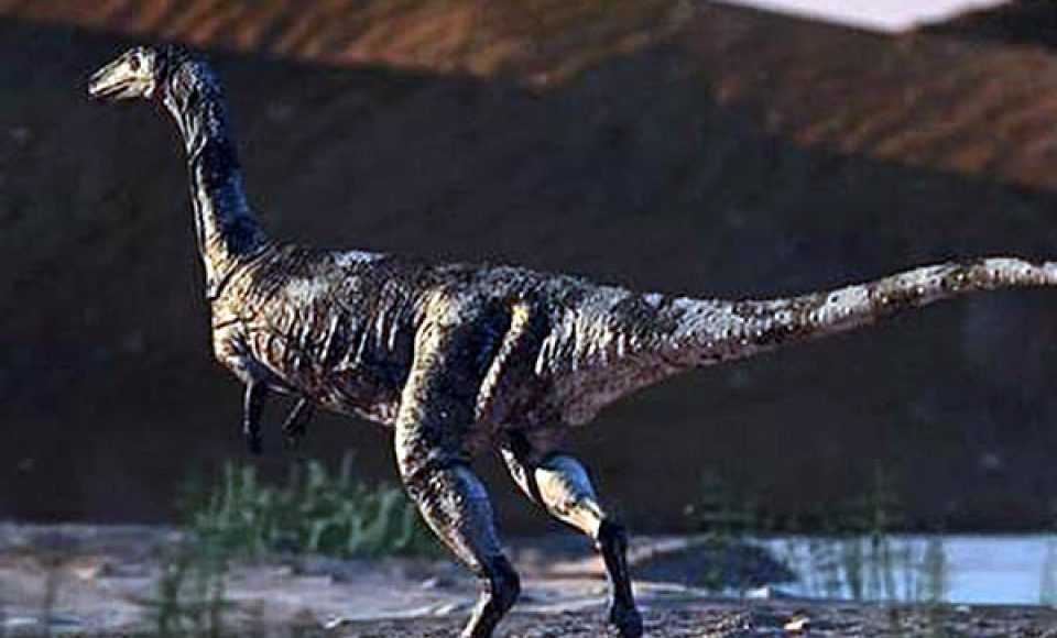 Reprodução do dinossauro paranaense (Foto: Divulgação)