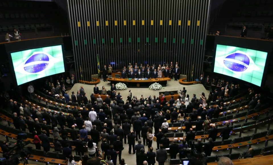 Solenidade de abertura do Ano Legislativo do Congresso Nacional. Presenca do ministro da Casa Civil, Eliseu Padilha