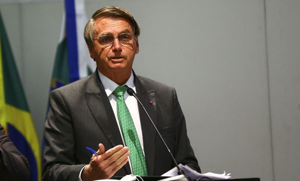 O presidente Jair Bolsonaro participa da abertura do 5º Fórum Nacional de Controle - Educação no Pós-Pandemia.