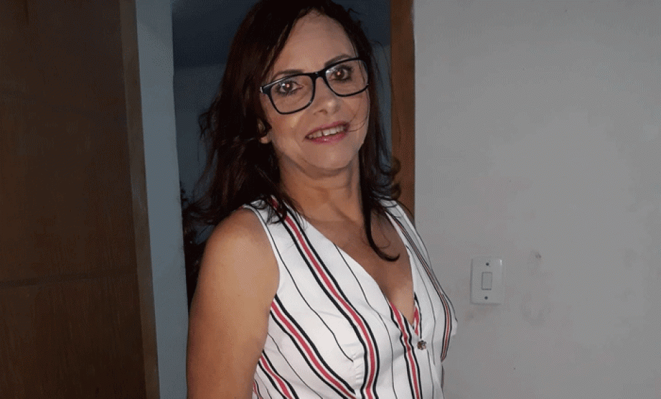 Eliane Cristina Camargo, de 52 anos, estava internada desde o dia do acidente na Unidade de Terapia Intensiva (UTI), do hospital Nossa Senhora Aparecida. Foto: Arquivo Pessoal