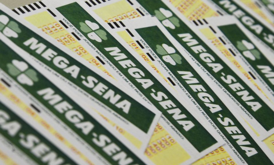 Bilhetes de aposta da mega-sena